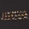 Wholesale 316L Stainless Steel Copper Ear Cartilage Rings & Studs Animal Waterproof Non Tarnish Surgical Steel Women'S