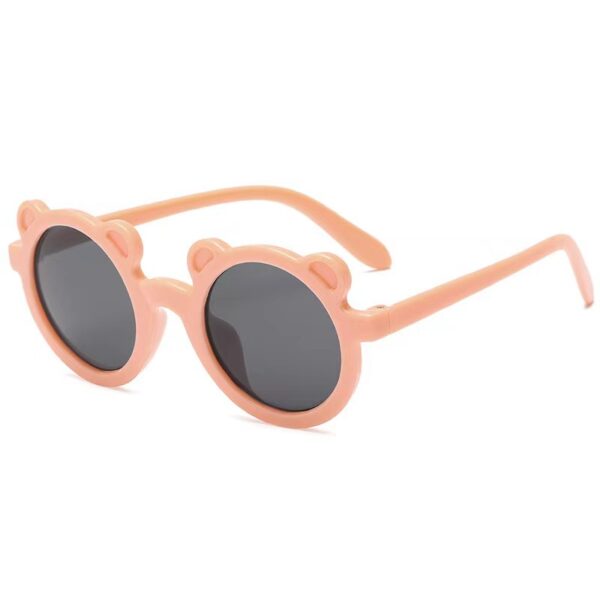 Wholesale Round Retro Danish Children's Sunglasses Wholesale Ins Cute Sunshade Trendy Baby Bear Junior Sunglasses