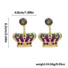 oly-e6cef332a4be44f141c7141cf4364163 Wholesale Carnival Earrings Fashion Fashion English Alphabet Color Niche Design Sense Earrings for Women
