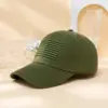 Wholesale Unisex Embroidery Simple Style Classic Style American Flag Embroidery Curved Eaves Baseball Cap