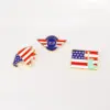 Wholesale American Flag Pin In Zinc Alloy Featuring Enamel Craftsmanship, Stylish Flag Brooches
