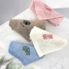 Wholesale cotton embroidered square towel 25*25 kindergarten early education class wipe hand wash face small square towel saliva Towel