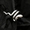 Wholesale Zodiac Snake-Shaped Ear Clips Without Piercings Niche Design Sterling Silver Ear Bone Clips for Women Cold Style Ear Jewelry
