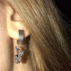 Wholesale ins Stainless Steel Rabbit Punk Style Earrings Necklace Street Cool Rabbit Earrings