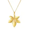 Wholesale 18K Gold Plated Titanium Steel Link Chain Necklace Exaggerated Heart Sun Stainless Steel Women's Fashion Jewelry Accessory