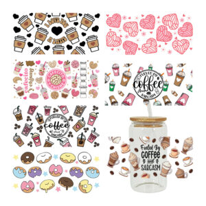 oly-e76c39e88ddb2be6336508db1fbd9475 Wholesale New Cartoon printing UV Cup sticker crystal logo pattern 23 cmX11cm in stock