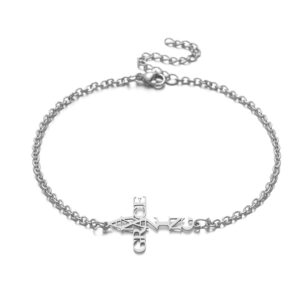 oly-e7878ad3383f430673017aa8d8299a0c Wholesale e-commerce wholesale and retail stainless steel AMAZING GRACE bracelet faith English name gift customization