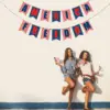 Wholesale American Independence Day Flag Decorations Festival Scene Bunting Banner Decoration Accessories Paper Home Decoration Props