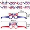 Wholesale Independence Day Decorative Paper Glasses American National Day Holiday Photography Props Party Celebration Accessories