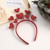 oly-e7c504647b64ffce5286321a57cee417 Wholesale Valentine's Day Atmosphere Love Hair Band Tanabata 520 Sequins Peach Heart Headband Creative Wedding Party Dress Up Headwear