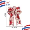 oly-e7ed9e35e6bf816746ad3d2ff5c983e7 Wholesale Small Size Linen Stars American Independence Day Decoration Party Supplies Bowknot Tablecloth Hanging Decorations