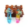 Wholesale Handmade Natural Crystal Column Painted Multi-Color Geometric Pattern Rock Wrapped Life Tree Necklace For Women Tiktok Live Broadcast