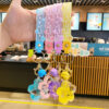 Wholesale Quicksand bottle key chain exquisite women's book bag pendant children's pendant small jewelry cute women's hanging chain decorative pendant