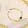Wholesale Fashion Heart Shape Stainless Steel Inlay Zircon Bracelets Necklace 1 Piece