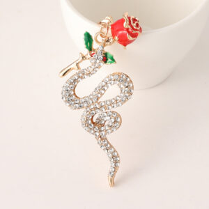 White + red rose