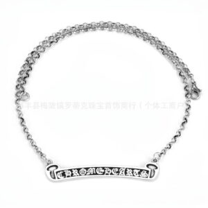 Horizontal letter necklace