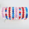 Wholesale Sequin Star Headband Onion Pink Heart-Shaped Headband Independence Day Party Hair Accessory For Women Simple