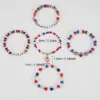 oly-e84a4d35b3c2a91f1f498a1178c1f12c Wholesale Unisex National Flag Beaded Glass Bracelets In Bohemian Style