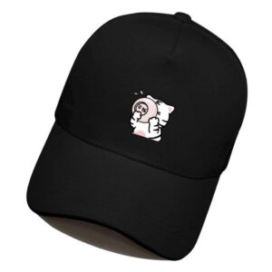 Black baseball cap 2 / The head circumference is suitable (about 58cm)