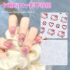 oly-e89609bc8a4f681e1968a710b2e8ea07 Wholesale nail stickers hello cute star KT cat nail stickers cute kitty cat adhesive nail stickers