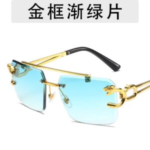 Gold Frame Gradient Green Film