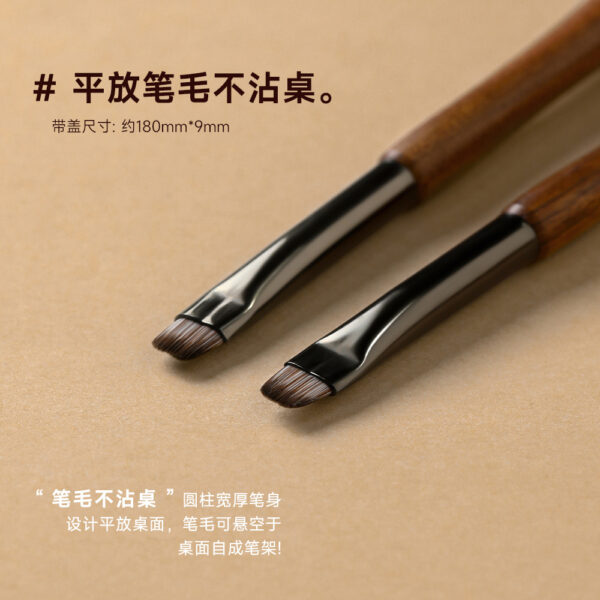 oly-e8fda8eb56c9f0ac1effc0c1090a6bae Wholesale Manicure Brush Base Glue Pen Short Hair Brush Glue French Phototherapy Pen Flat Head Small Square Sandalwood Japanese Style Manicure Base Glue Brush