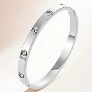 KJ Steel-colored Bracelet (never Fades)