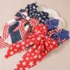 Wholesale 75th National Day Ribbon Headband Flag Star Adult Party Bow Hair Accessory Hair Clip