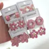 Wholesale Women’s Enamel Flowers Earrings In 304 Stainless Steel Stud Earrings