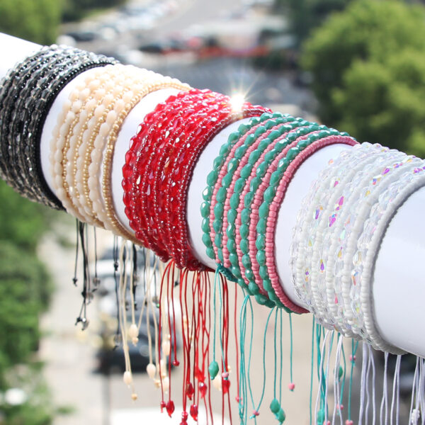 oly-e9becef6ac1b920fdd21b46360bc8db3 Wholesale Bohemian Style Hand-Woven Double-Layer Xiaomi Bead Crystal Bracelet Girl's All-Match Bracelet Girlfriend Friendship Rope