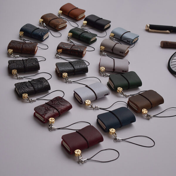Wholesale Super mini pocket notebook Creative cowhide handmade jewelry notepad multi-purpose mini leather TN Journal Book
