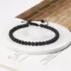 Wholesale Fashion Solid Color Natural Stone Beaded Bracelets 1 Piece