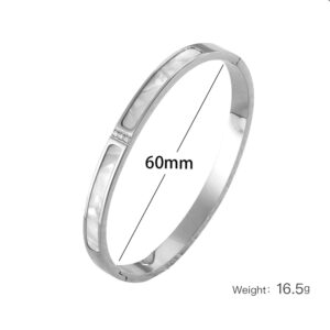 Steel color / 18K vacuum plating