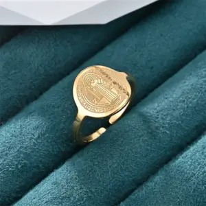 Golden, round Printing
