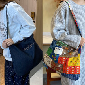 Denim color block double-sided tape (embroider)