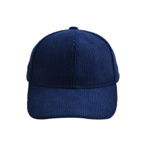 Navy blue-corduroy baseball cap / Children's 2-8 years old (head circumference 52-54cm)