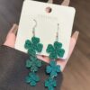 oly-ea7b100527ea8d4b67f4ca0a0898d1c1 Wholesale Ireland St. Patrick’s Day Carnival Green Warehouse Flash Diamond Earrings Earrings Women