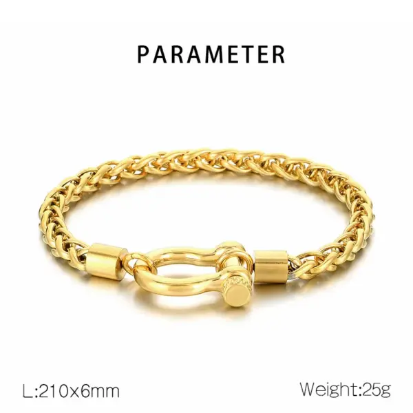 Wholesale 304 Stainless Steel Modern Style Simple Style Classic Style Geometric Bracelets Necklace