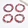 oly-eaae341887c42826b19f132427f62fe6 Wholesale Unisex Round Glass Beaded Bracelet In Bohemian Style, Perfect For Independence Day