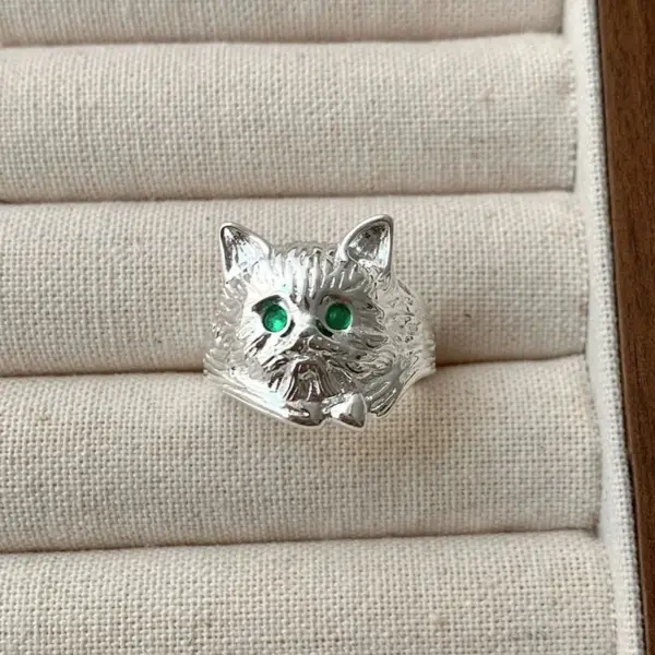 Wholesale Electroplated Brass Animal Ring For Women With Golden Plated Finish And Zircon Inlay