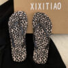 oly-eac065f831c0f7cdf3825e09a037d3f8 Wholesale Leopard Print Beach Vacation Comfortable Flip Flops Women’s Summer Net Infrared Wear Clip Feet Shower Slippers