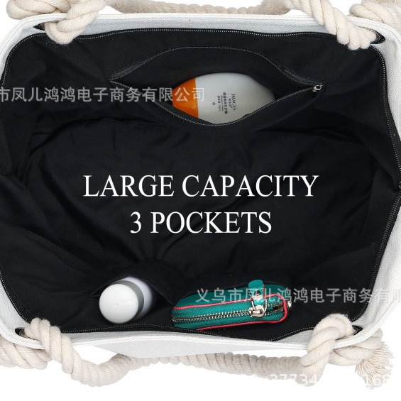 Wholesale Women's Bag Multifunctional Large Capacity Popular Tote Bag Travel Holiday Beach Bag Handbag