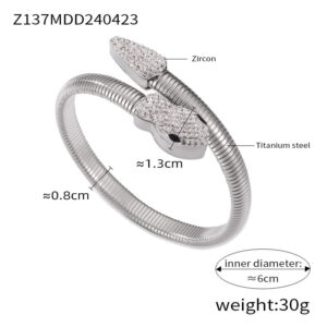 Z137-Steel color bracelet