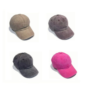 Wholesale Cross-Border Spring and Autumn Washed Denim Hat, Old Baseball Cap, Men's and Women's Summer Outdoor Peaked Cap, Light Plate, Four-Season Sun Hat