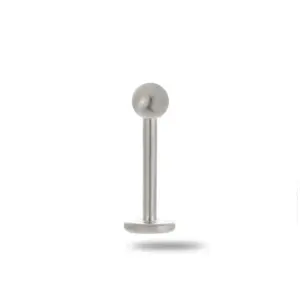 Silver / T-Shaped Labret-8mm