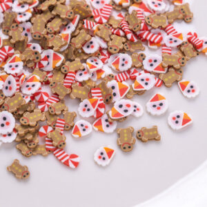 Gingerbread man + santa claus + cane / 10g a pack