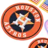 Wholesale 1 Piece 1 Set Letter American Flag Retro Classic Style Felt Clothing Sticker Patches