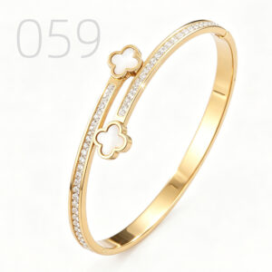 Golden white shell / Made of stainless steel throughout + real gold plating in the furnace