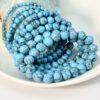 Wholesale Bohemian classic retro style single circle blue turquoise bracelet beads turquoise bracelet hand jewelry
