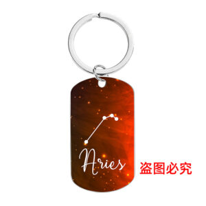 (Aries) CW0299 keychain Silver